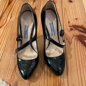 Prada platform heels
